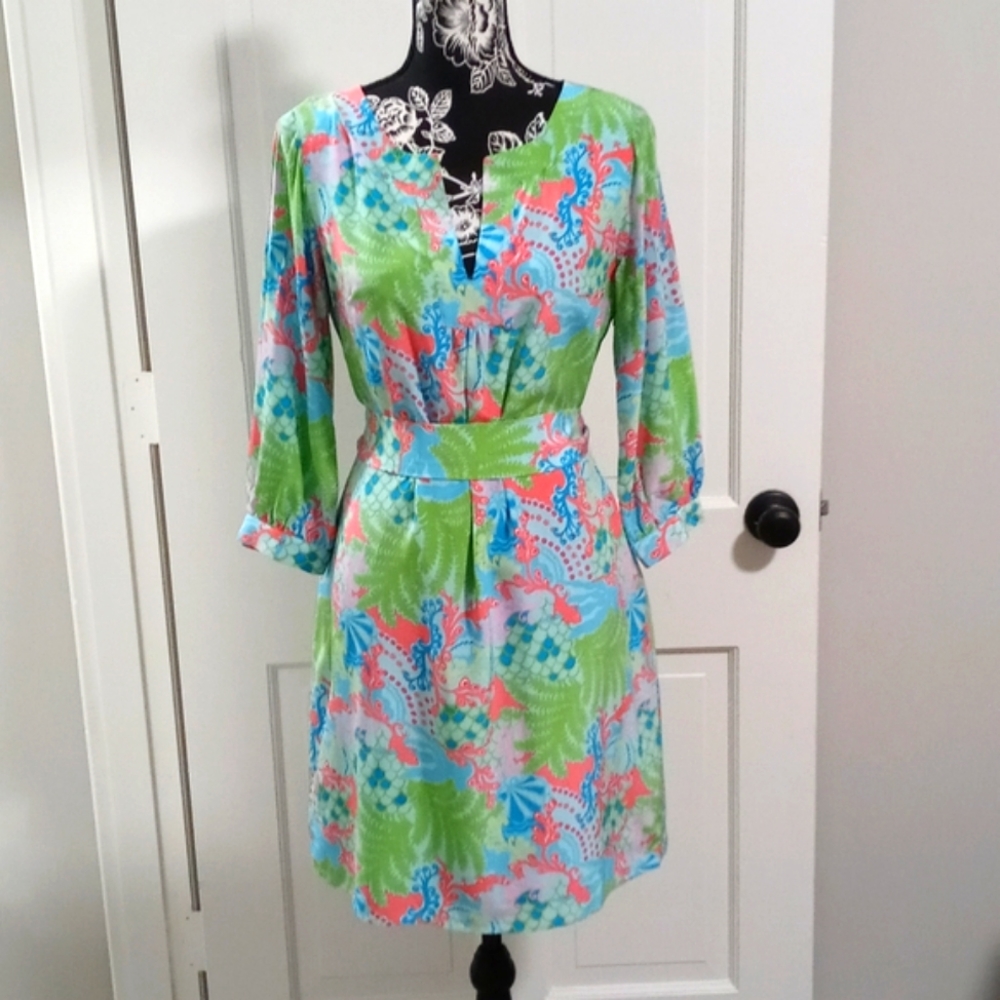 🌴RARE Lilly Pulitzer🌴 - Anya Silk Dress